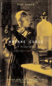Cover of: Madame Curie