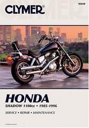 Cover of: Clymer Honda Shadow 1100cc, 1985-1996.