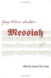 Cover of: Messiah [Sheet Music Book] by George Frideric Handel