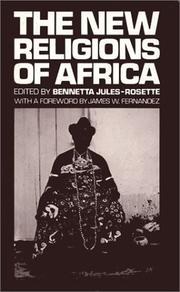 Cover of: The New religions of Africa by Bennetta Jules-Rosette, editor.