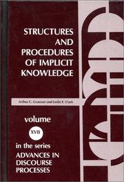 Cover of: Structures and procedures of implicit knowledge