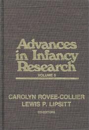 Cover of: Advances in Infancy Research, Volume 5: (Advances in Infancy Research)
