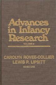Cover of: Advances in Infancy Research, Volume 8: (Advances in Infancy Research)