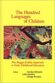 Cover of: The hundred languages of children: the Reggio Emilia approach to early childhood education