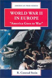 Cover of: World War II in Europe: "America goes to war"