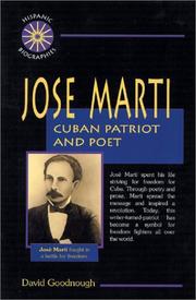 Cover of: José Martí: Cuban patriot and poet