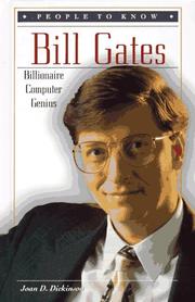 Cover of: Bill Gates, billionaire computer genius