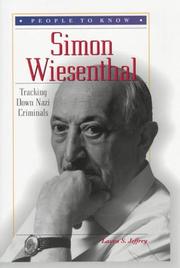 Cover of: Simon Wiesenthal: tracking down Nazi criminals