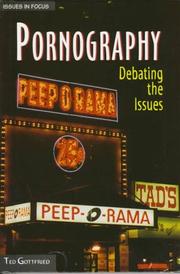 Cover of: Pornography: debating the issues