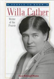 Cover of: Willa Cather: writer of the prairie