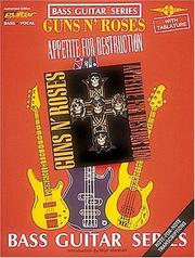 Cover of: Guns n' Roses: Appetite for Destruction (Bass Guitar)