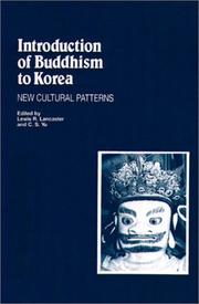 Cover of: Introduction of Buddhism to Korea: new cultural patterns