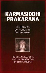 Abhidharmakośabhāṣyaṃ by Vasubandhu