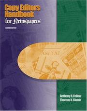 Cover of: Copy Editor's Handbook for Newspapers