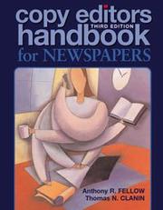 Cover of: Copy Editors Handbook for Newspapers