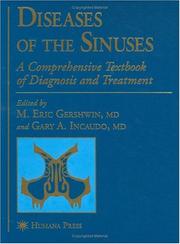 Cover of: Diseases of the sinuses: a comprehensive textbook of diagnosis and treatment