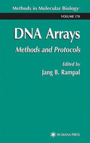 Cover of: DNA Arrays: Methods and Protocols (Methods in Molecular Biology)
