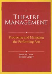 Cover of: Theatre Management