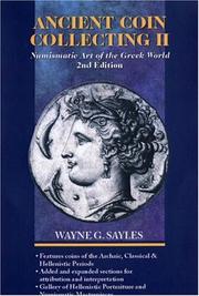 Cover of: Ancient Coin Collecting II: Numismatic Art of the Greek World