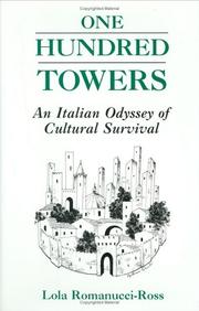 Cover of: One hundred towers: an Italian odyssey of cultural survival