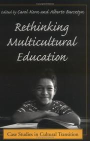 Cover of: Rethinking Multicultural Education |