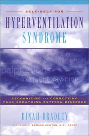 Cover of: Self-Help for Hyperventilation Syndrome: Recognizing and Correcting Your Breathing-Pattern Disorder