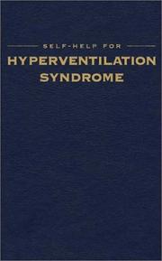 Cover of: Self-Help for Hyperventilation Syndrome, Third Edition: Recognizing and Correcting Your Breathing Pattern Disorder