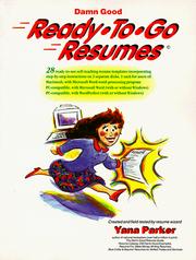 Cover of: Ready-to-go resumes