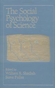 Cover of: The Social psychology of science