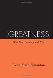 Cover of: Greatness: who makes history and why