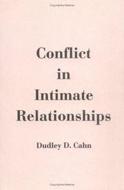 Cover of: Conflict in intimate relationships