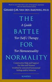 Cover of: The battle for normality by G. J. M. van den Aardweg