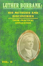 Cover of: Luther Burbank by Luther Burbank
