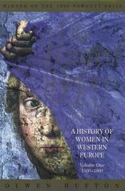 The prospect before her : a history of women in western Europe