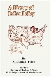Cover of: A History of Indian Policy