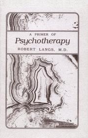 Cover of: A primer of psychotherapy
