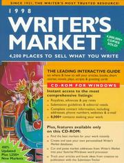 Cover of: 1998 Writer's Market: Where & How to Sell What You Write (Book and CD)