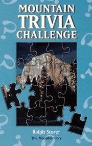 Cover of: Mountain trivia challenge