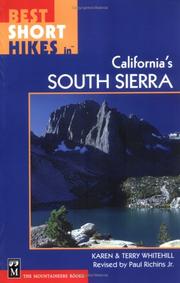 Cover of: Best Short Hikes in California's South Sierra (Best Short Hikes)
