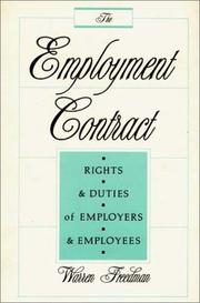 Cover of: The employment contract: rights and duties of employers and employees