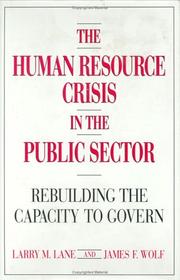 The human resource crisis in the public sector : rebuilding the capacity to govern