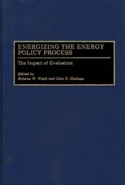 Energizing the energy policy process : the impact of evaluation