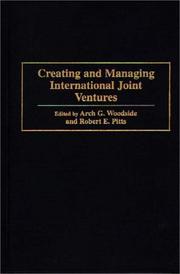 Creating and managing international joint ventures