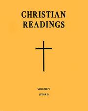 Cover of: Christian Readings Volume V (Year 1 )
