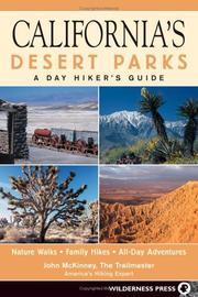 Cover of: California's Desert Parks: A Day Hiker's Guide