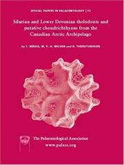 Silurian and Lower Devonian thelodonts and putative chondrichthyans from the Canadian Arctic archipelago