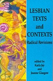 Lesbian Texts and Contexts : Radical Revisions