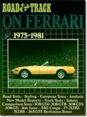 Cover of: Road and Track on Ferrari: Ferrari, 1975-81 (Brooklands Road Tests)