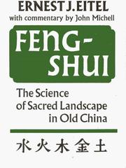Feng Shui by Ernest J. Eitel