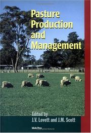 Cover of: Pasture Production and Management